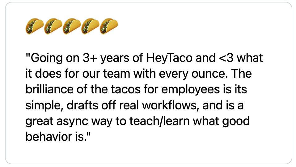 HeyTaco review