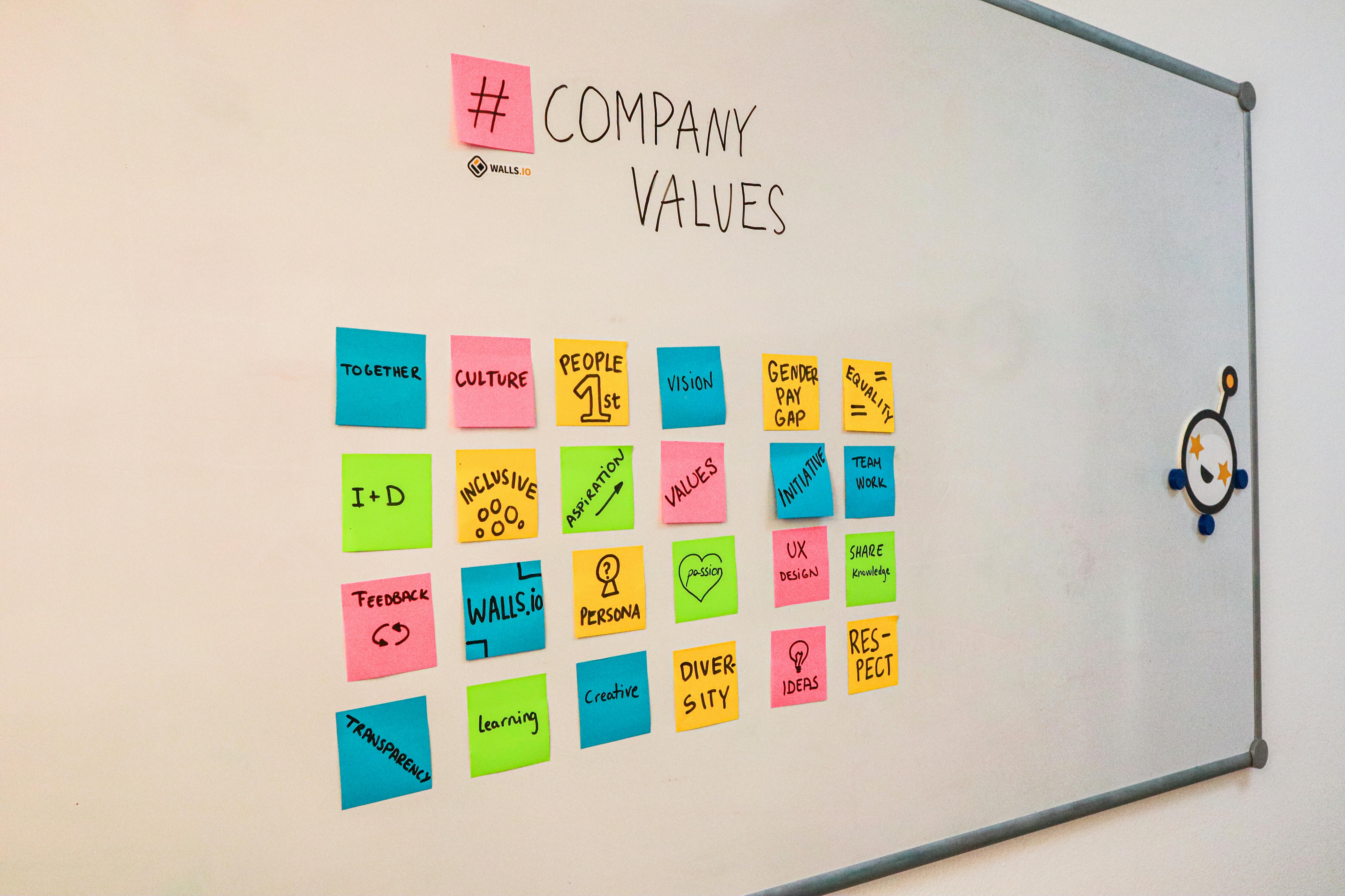 Use Taco Tags to highlight company values 